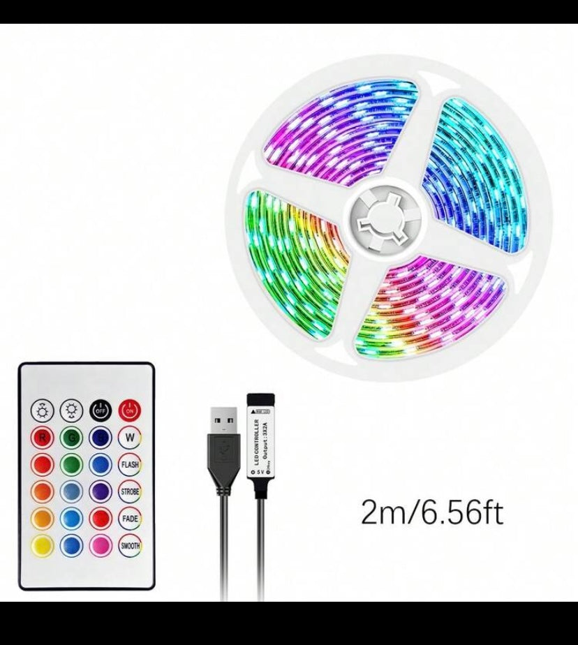 RGB LED Strip Lights – Remote Controlled Mood Lighting