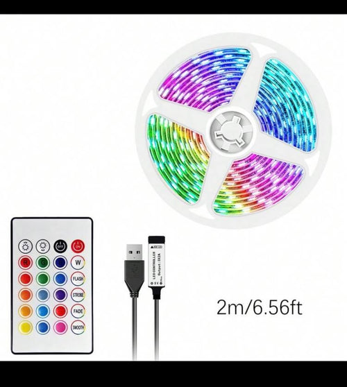 RGB LED Strip Lights – Remote Controlled Mood Lighting